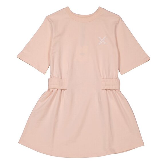 Kenzo Girl's Logo Dress Light Pink Size 5 Cotton - Picture 1 of 6